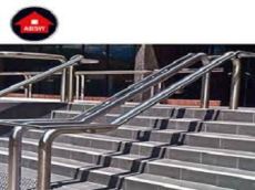 For offices, Silver Steps Staircase with Stainless Steel Railing is available in UAE,Dubai, Sharjah
                            